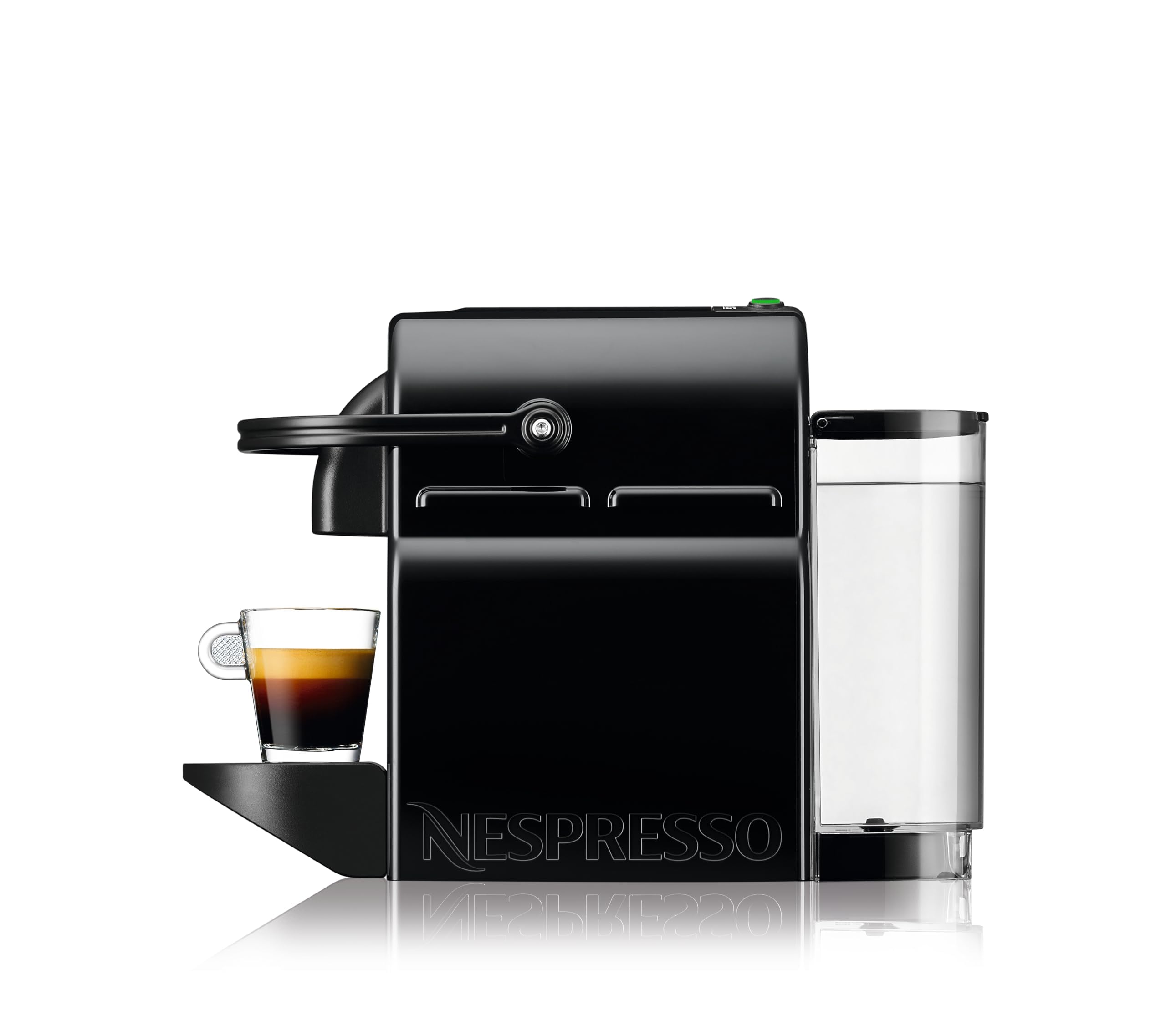 Machine à Café Inissia Noir, 19 Bars + Kit de Bienvenue, Design Compact, Arrêt Automatique, EN80.B - Saviron Edition