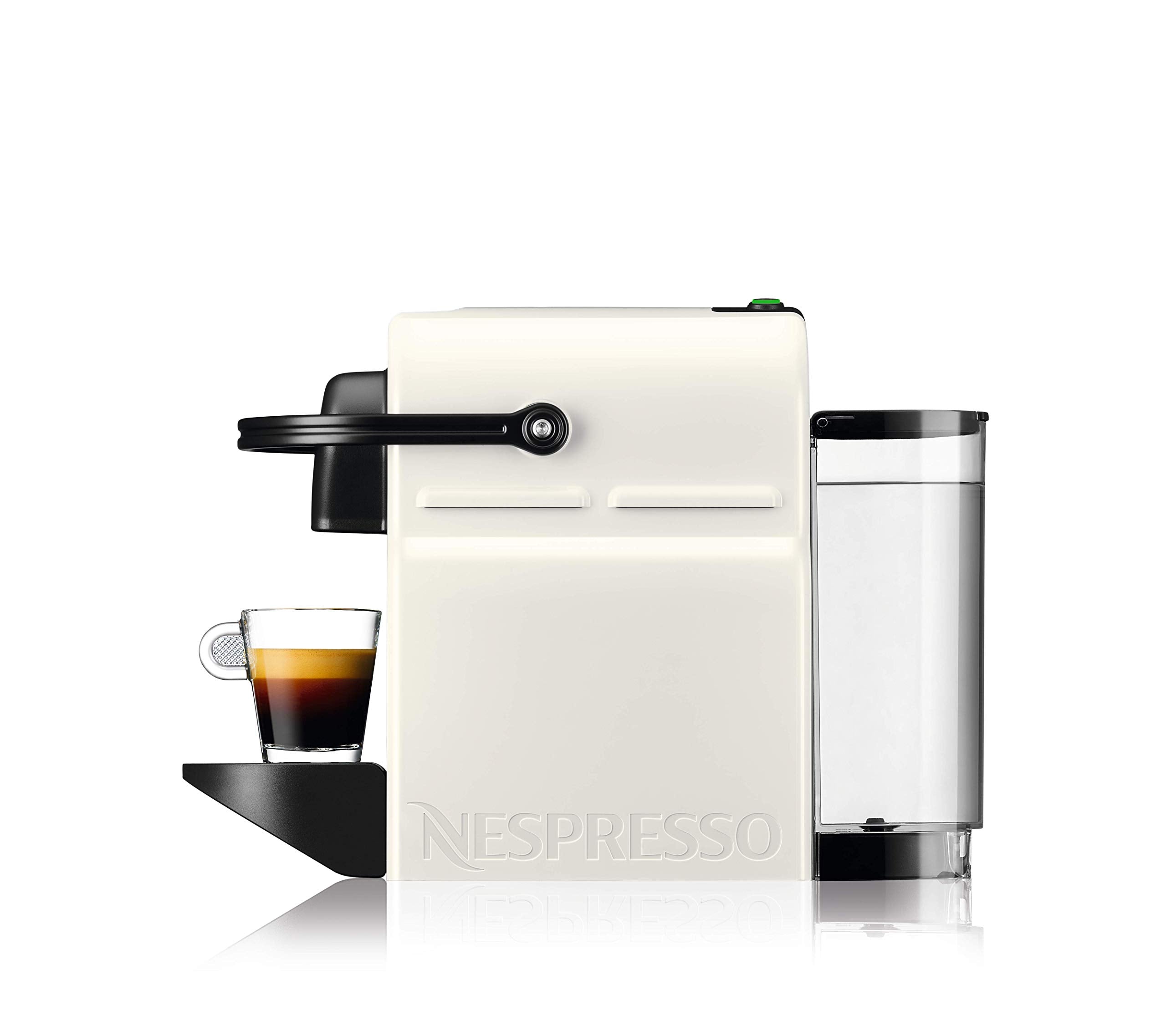 Inissia machine à café à capsule – Rouge rubis Inissia and Aeroccino blanc - Saviron Edition